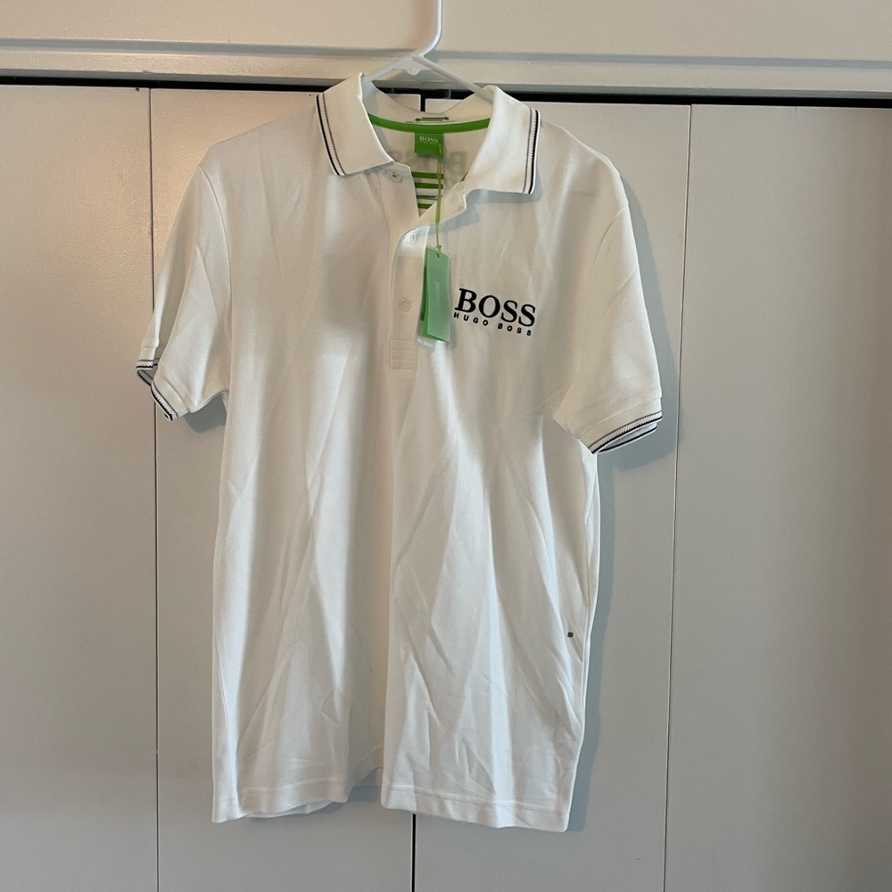 Hugo Boss NWT tour issue green label golf polo size medium modern